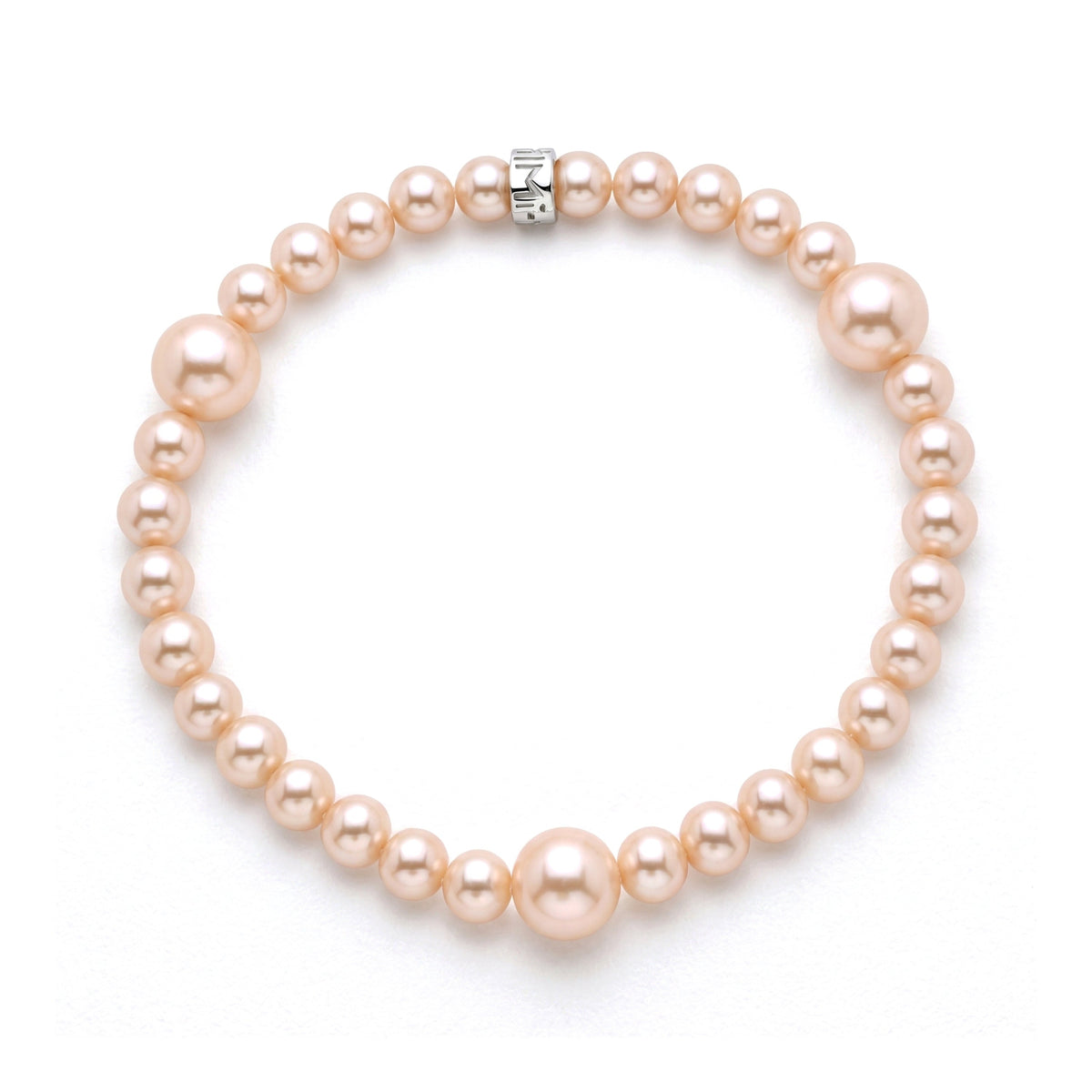 Bracciale Rondelle perle rosa — MIMÍ Milano