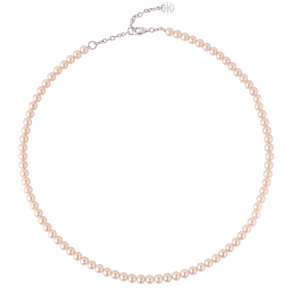 Collana Elastica Ognibene perle rosa — MIMÍ Milano