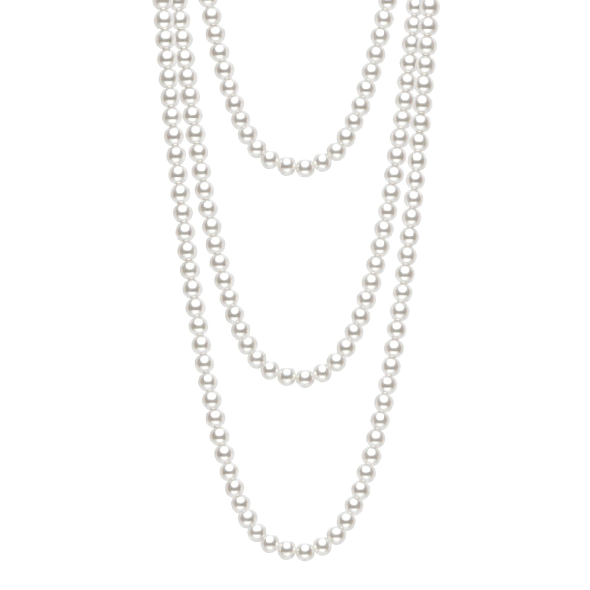 Collana Lunga XL perle bianche — MIMÍ Milano