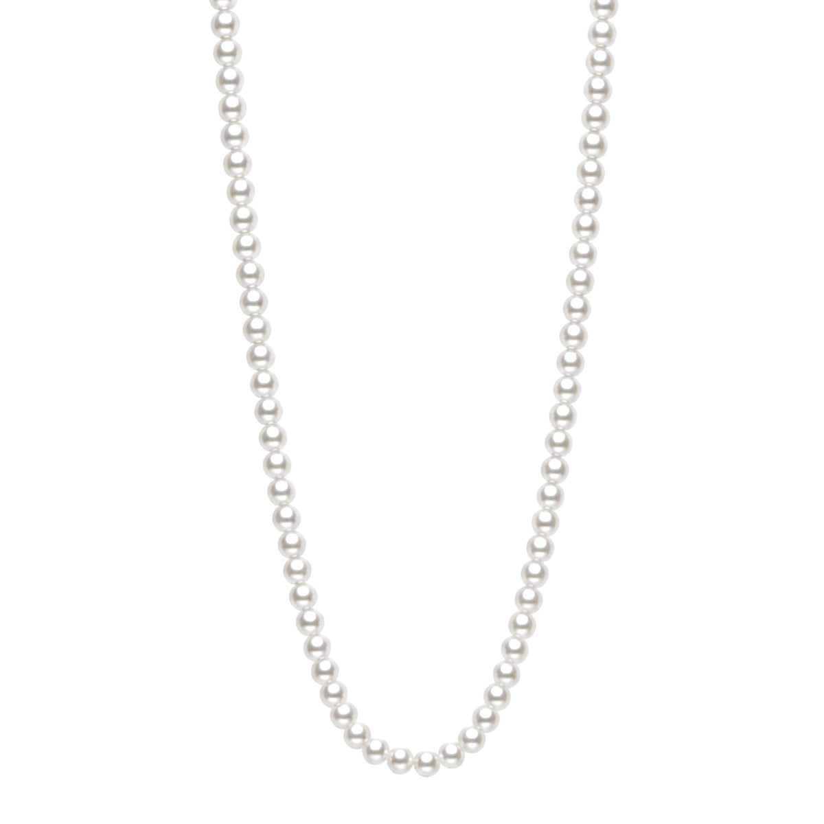 Opera necklace, white Akoya pearls 80-81 cm — MIMÍ Milano