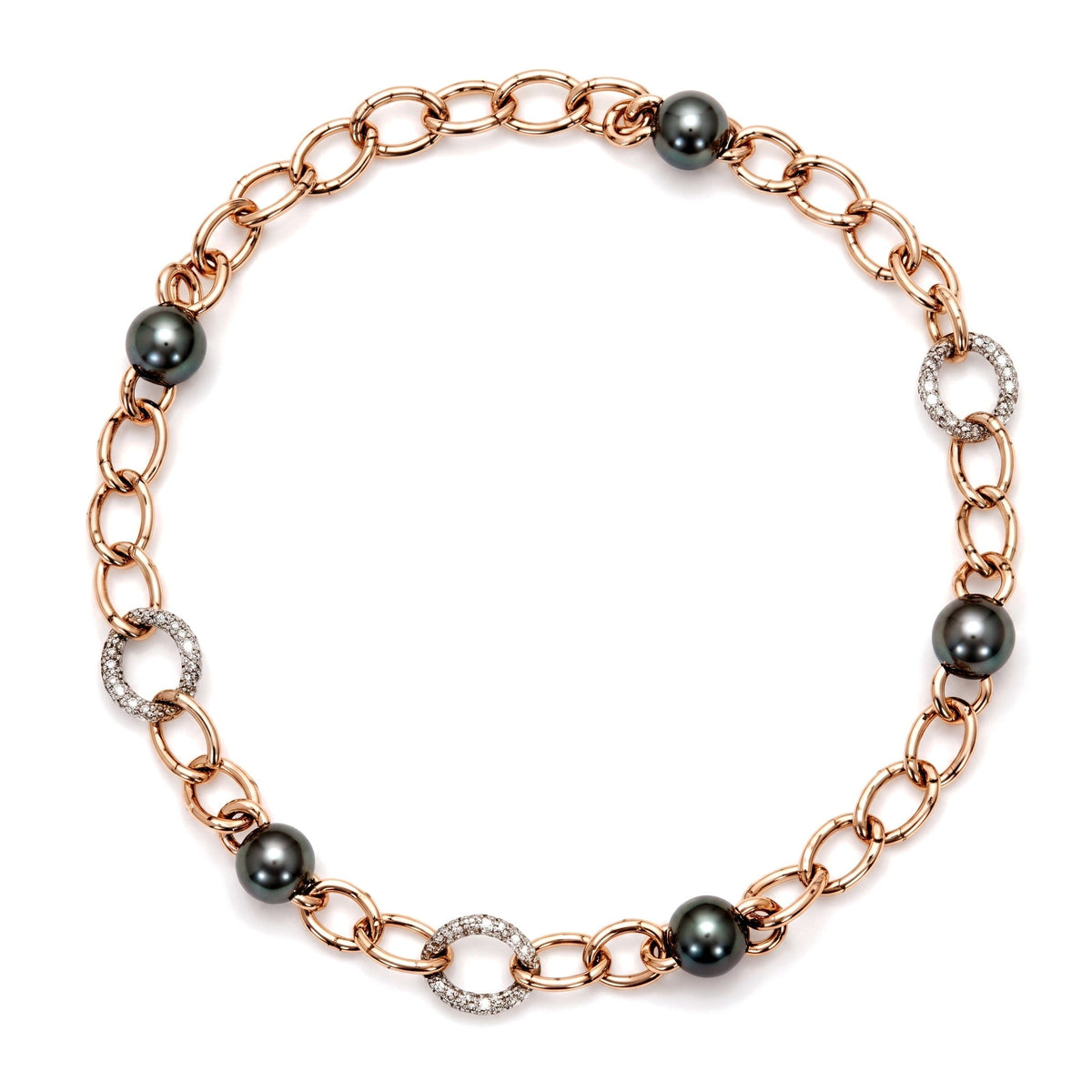 Collana Milano perle Tahiti nere — MIMÍ Milano