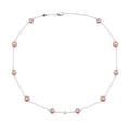 Collana Rosario perle rosa