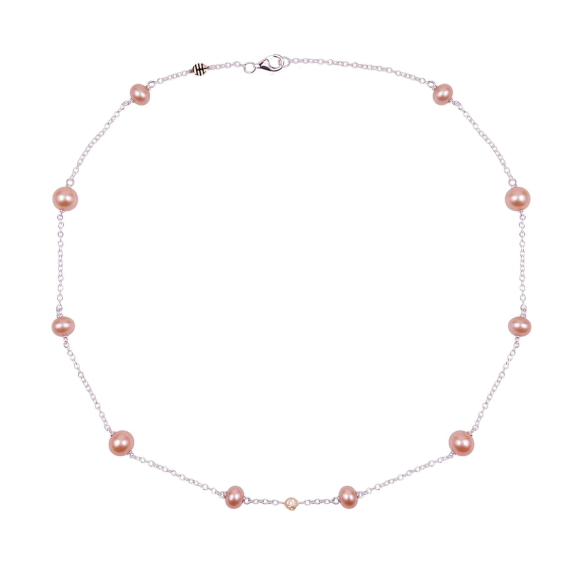 Collana Rosario perle rosa — MIMÍ Milano
