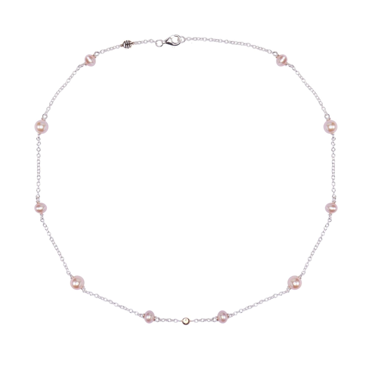 Collar Rosario de perlas violeta — MIMÍ Milano