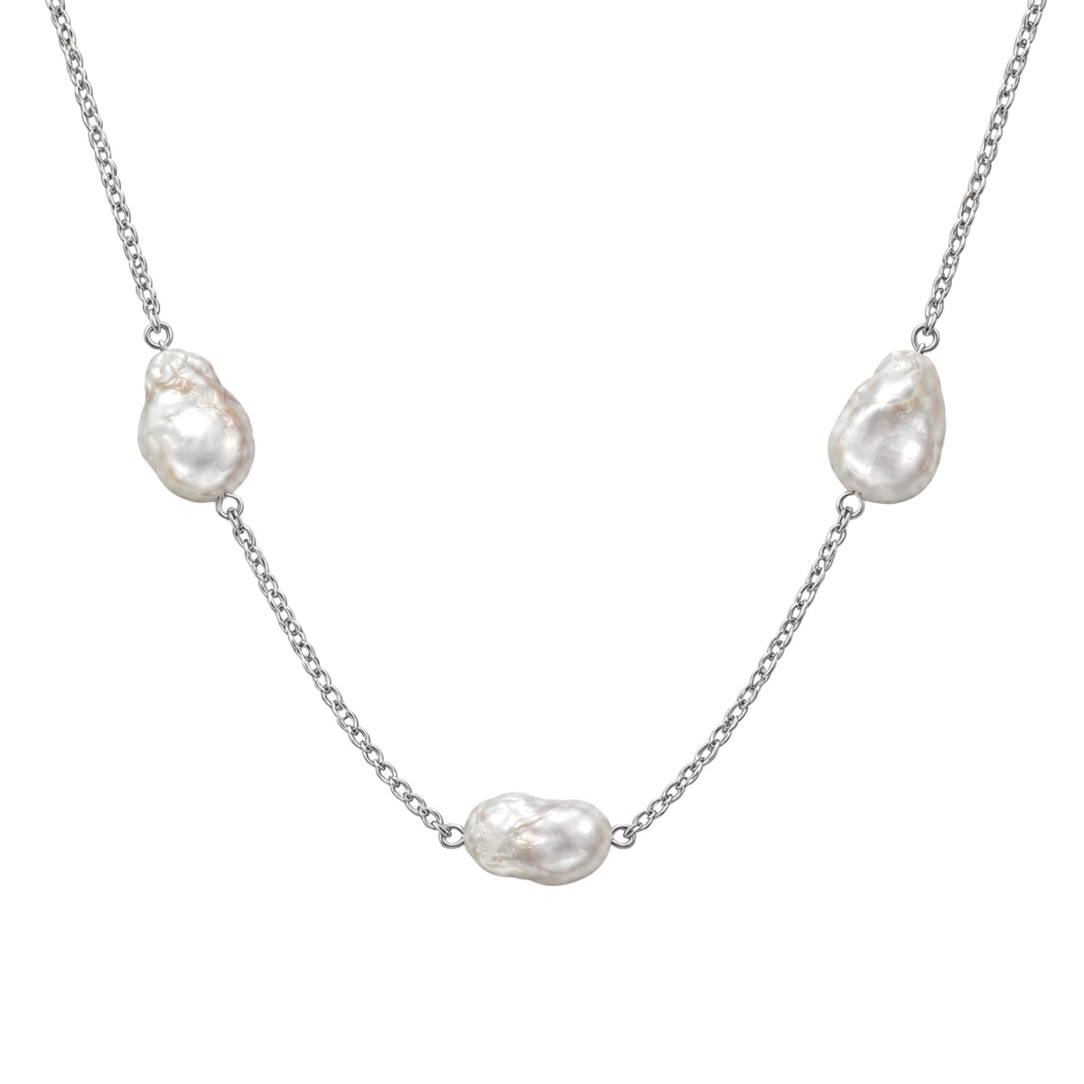 Collana perle barocche bianche — MIMÍ Milano