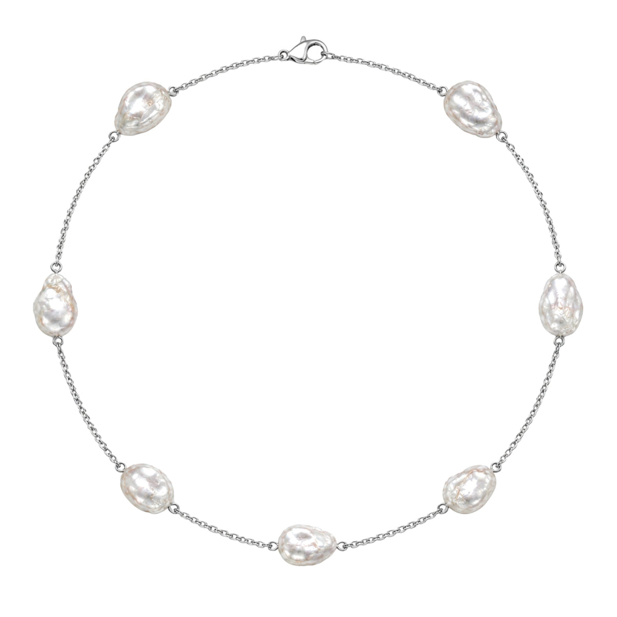 Collana perle barocche bianche — MIMÍ Milano