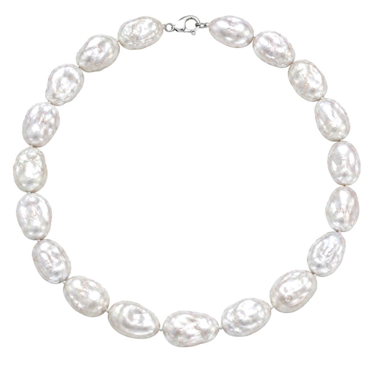 Collana Princess perla barocca bianca — MIMÍ Milano