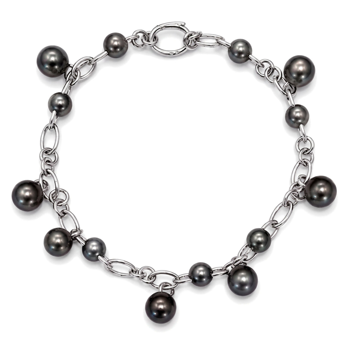 Collana Milano perle Tahiti nere — MIMÍ Milano