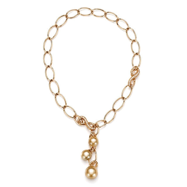 Collana Milano perle South Sea gold — MIMÍ Milano