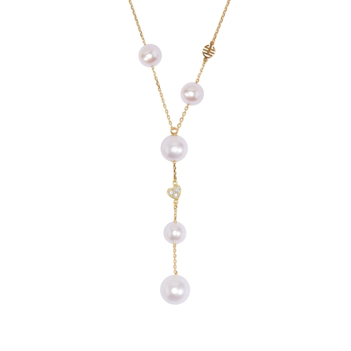 Collana Cuore perle bianche — MIMÍ Milano