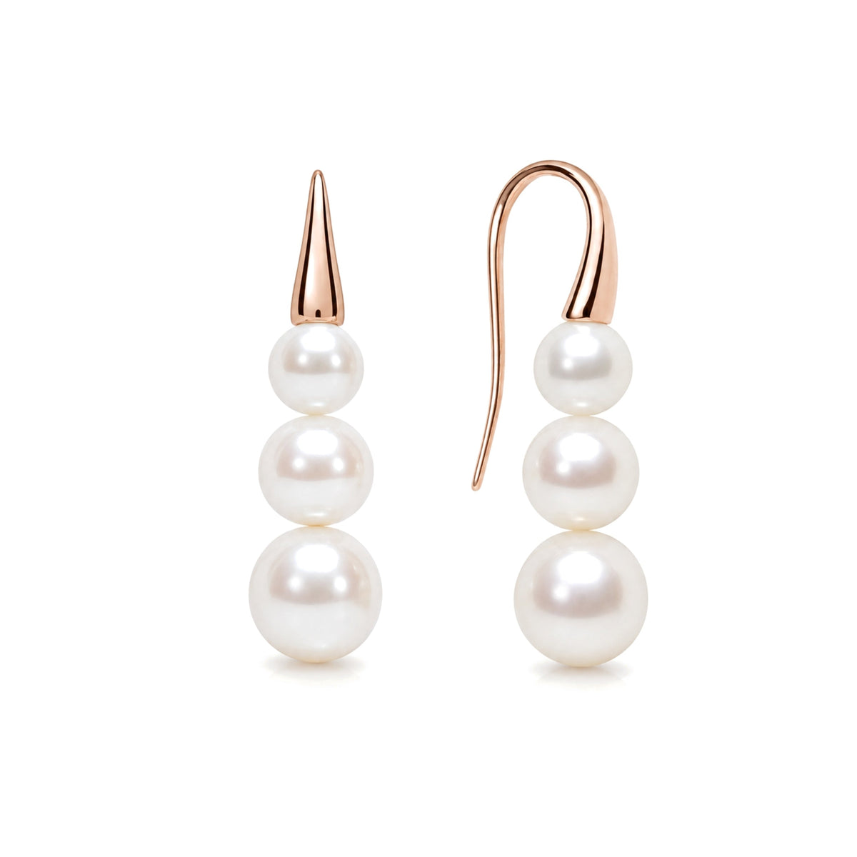 Monachella earrings Akoya pearls 6-6.5 mm — MIMÍ Milano