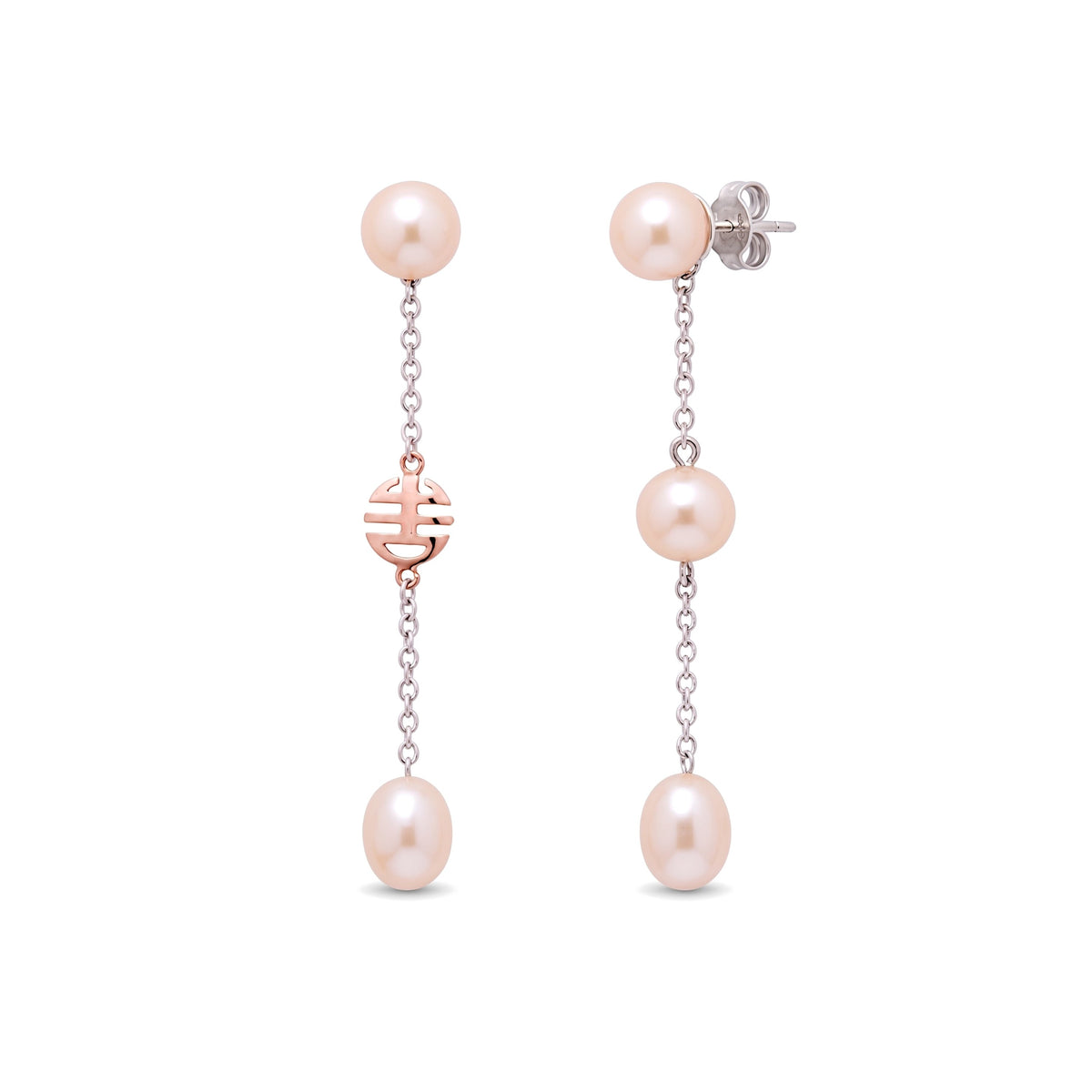 Orecchini perle rosa — MIMÍ Milano