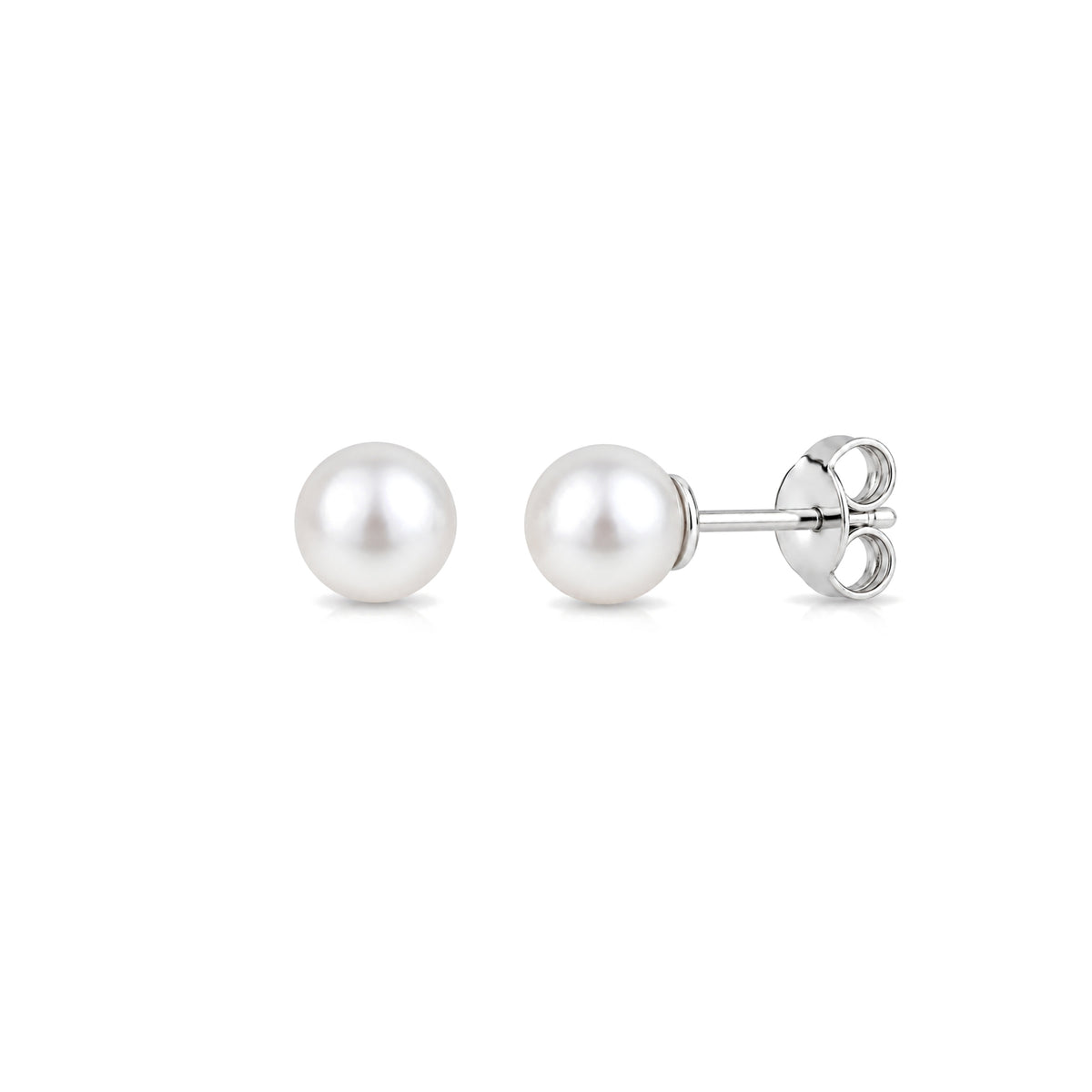 Pendientes con perlas blancas — MIMÍ Milano