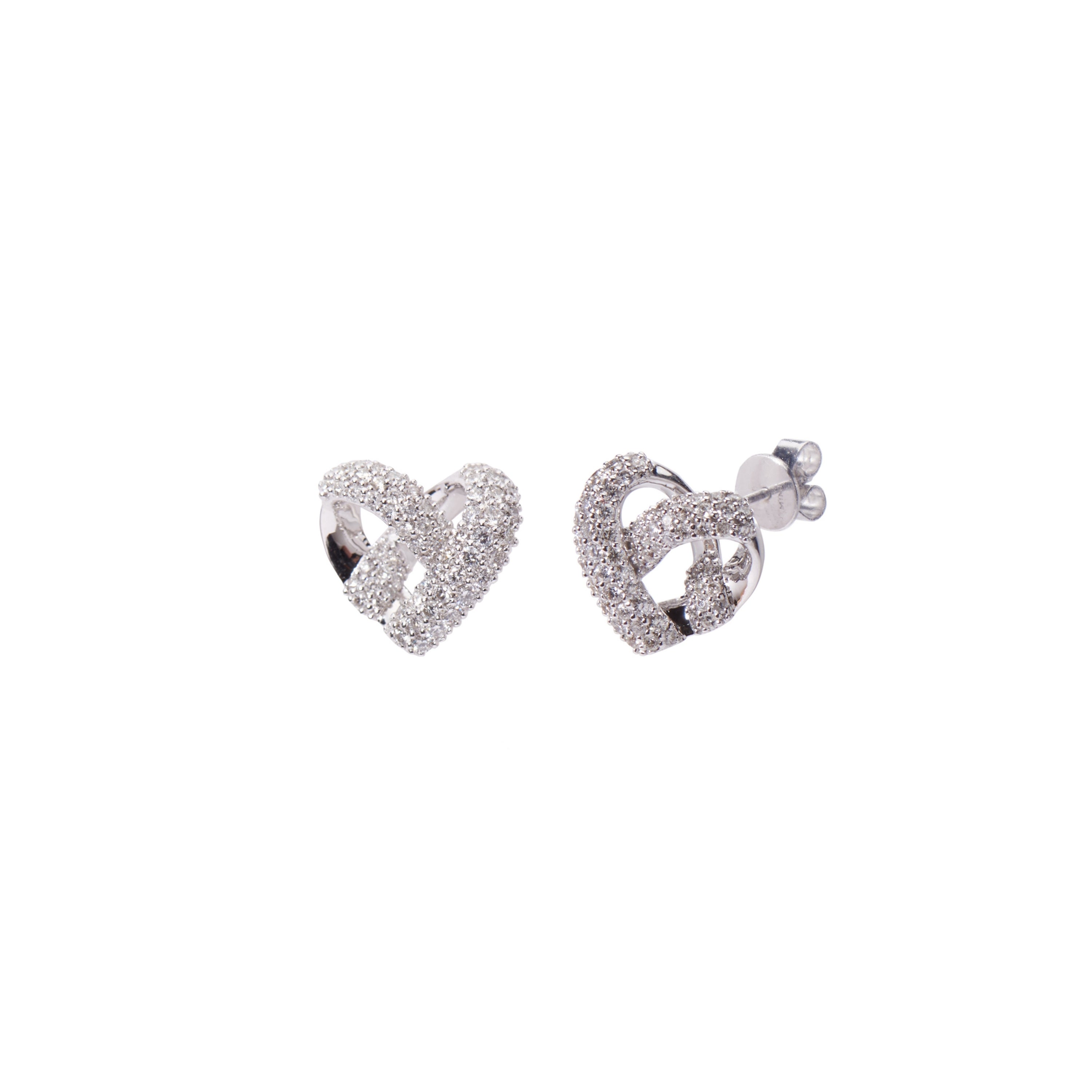 MIMI MILANO Orecchini Love Knot con perla South Sea e diamanti