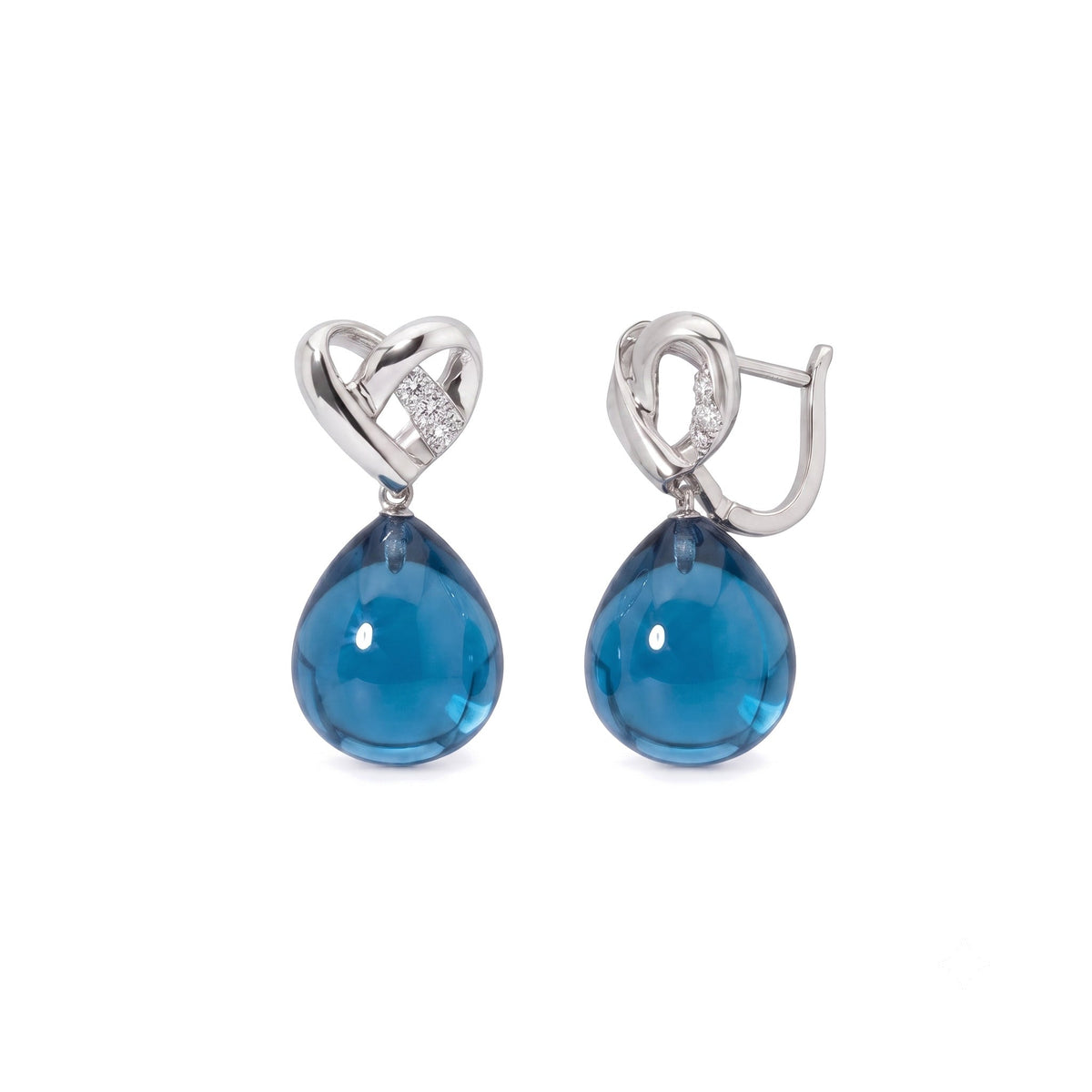 Orecchini Love Knot Topazio — MIMÍ Milano