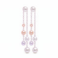 Boucles d'oreilles perles multicolor