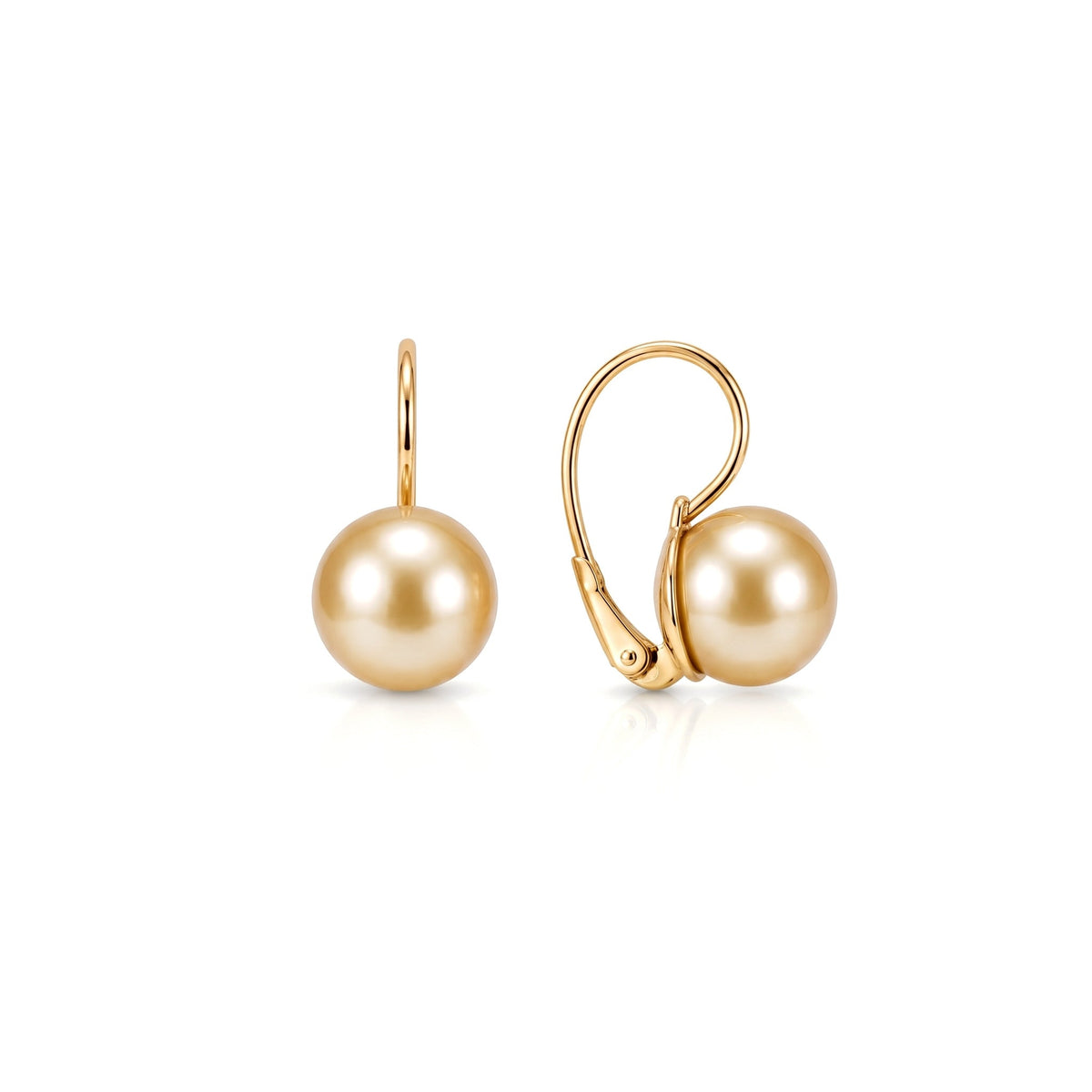 Milano earrings, gold South Sea pearls 10-13 mm — MIMÍ Milano