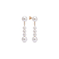 Drop Earrings white pearls