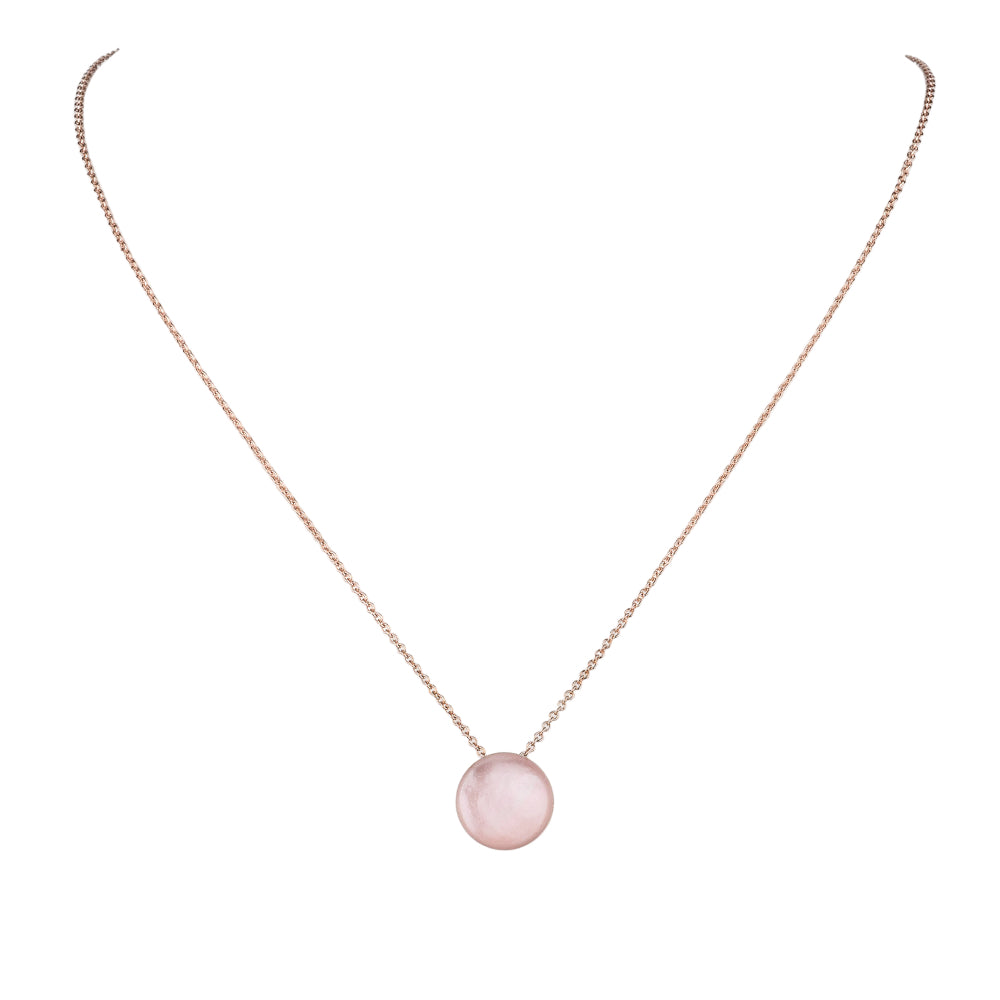 MIMI Pendente in oro 9k e pasta di corallo