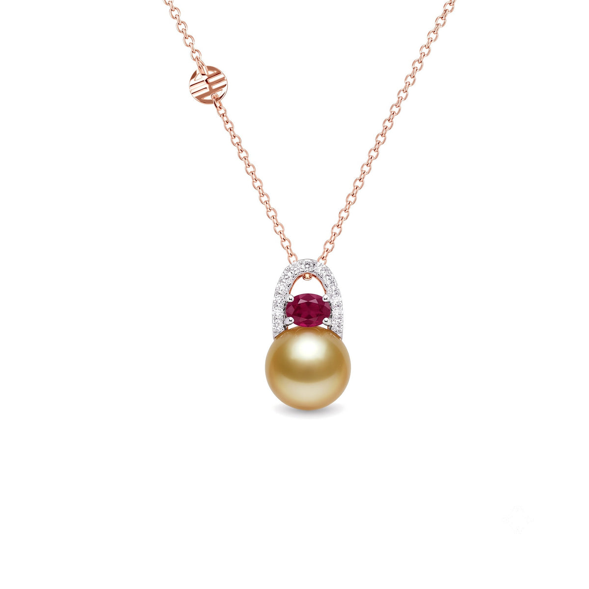 Pendente Milano perla South Sea gold — MIMÍ Milano