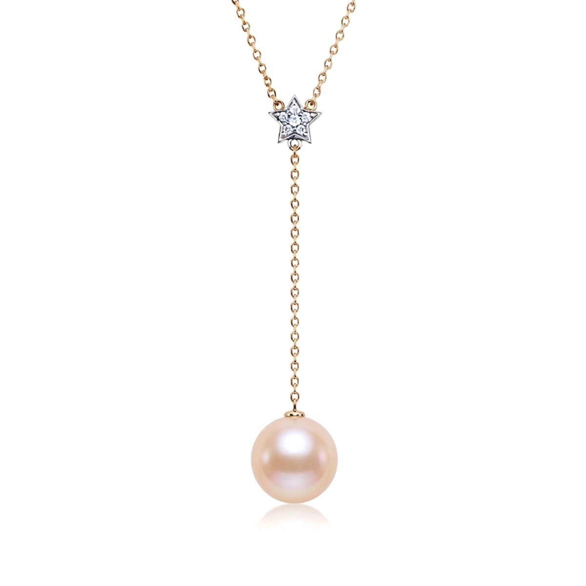 Pendente a Y stella perla rosa — MIMÍ Milano