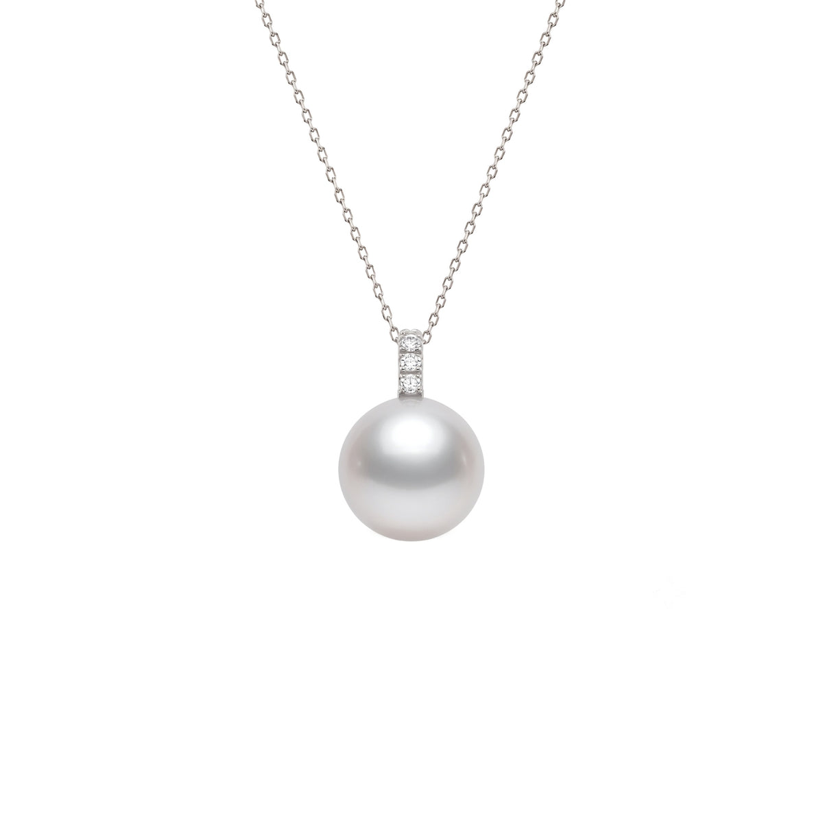 Classic white Akoya pearl pendant — MIMÍ Milano