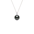 Black Tahitian pearl pendant