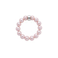 Elastica ring with purple pearls