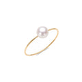 White pearl ring