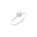 Purple pearl ring