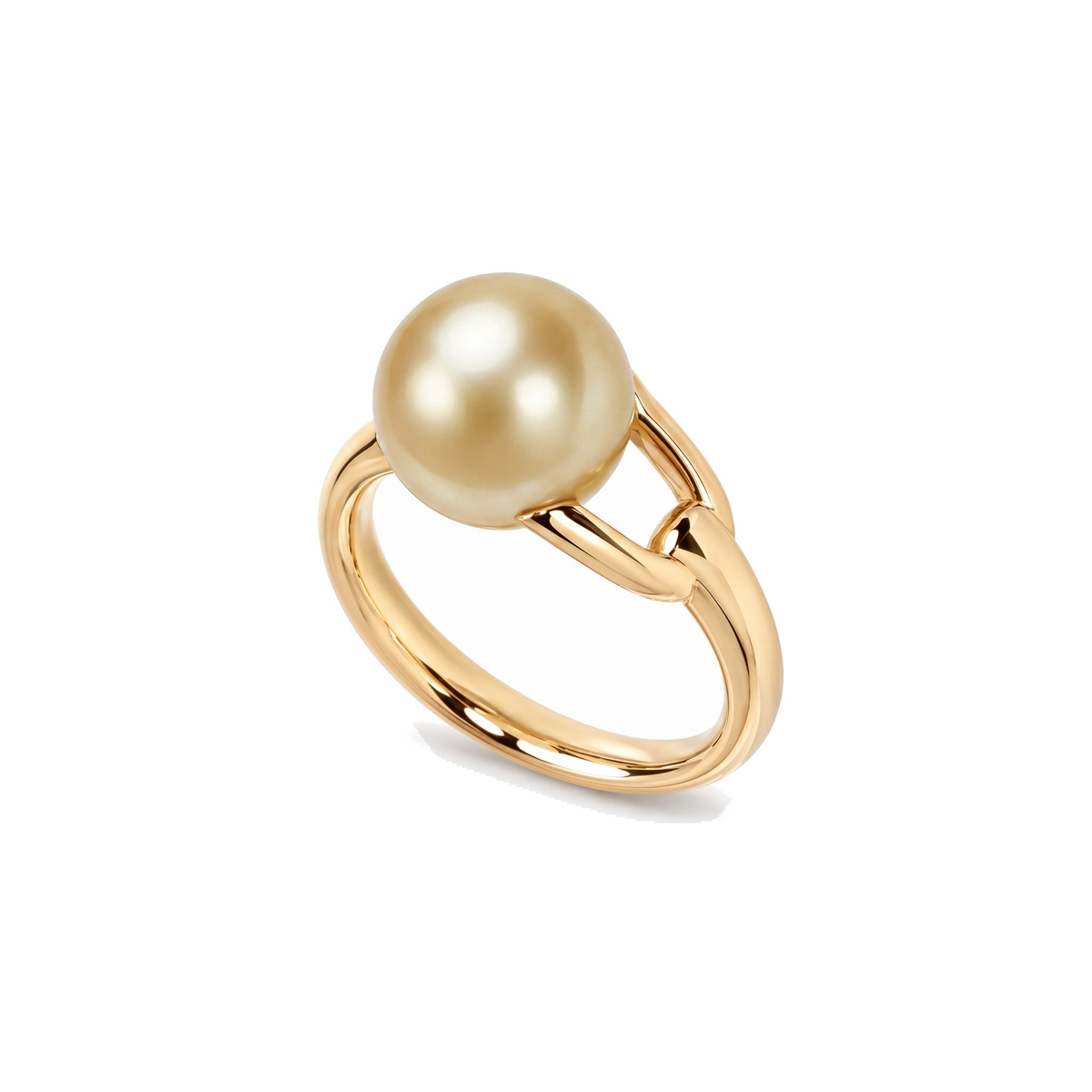 Anello Milano in oro giallo 18k con perla South Sea gold — MIMÍ Milano