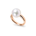 Anello Milano perla South Sea bianca