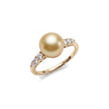 Anello Solitario perla South Sea gold