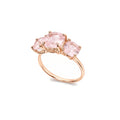 Anello Shanti Quarzo rosa