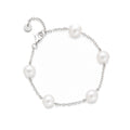 Bracciale perle bianche