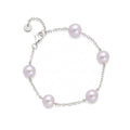 Bracciale perle viola