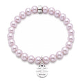 Ognibene bracelet with purple pearls