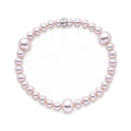 Bracciale Rondelle perle viola
