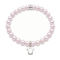 Bracciale Corona perle viola