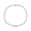 Bracciale perle bianche
