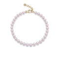 Bracciale perle viola