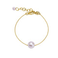 Bracciale perle viola