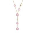 Collana Cuore perle rosa