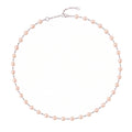 Collana Choker perle rosa