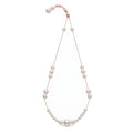 Choker necklace with white pearls
