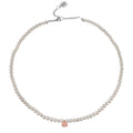 Collana perle bianche