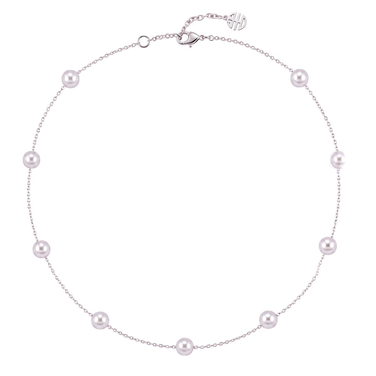 Collana in argento 925 con perle Freshwater bianche 42 cm — MIMÍ Milano
