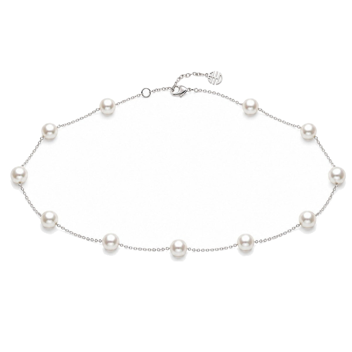 Collana in argento 925 con perle Freshwater bianche 42 cm — MIMÍ Milano — vista 2