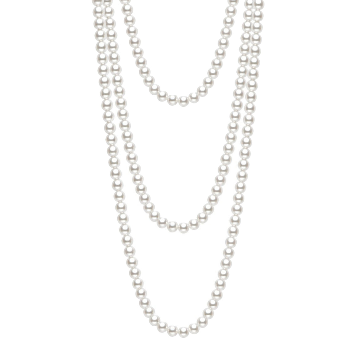 Collana in argento 925 con perle Freshwater bianche e charm Ognibene 56 cm lunga — MIMÍ Milano