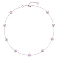 Collana perle viola